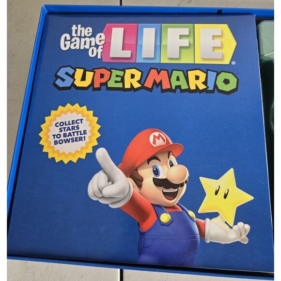 NEW The Game of Life Super Mario Edition Family Board Game 2021 Hasbro Gaming - Picture 4 of 5